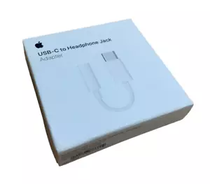 Véritable adaptateur prise casque Apple USB-C vers 3,5 mm 3,5 mm (A2049 | MU7E2AM/A) - Photo 1 sur 9