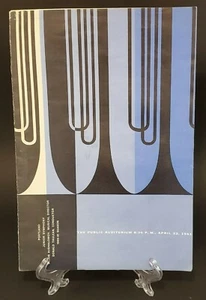Vintage 1961 Portland Junior Symphony Orchestra Program Dated April 22 1961 - Picture 1 of 4