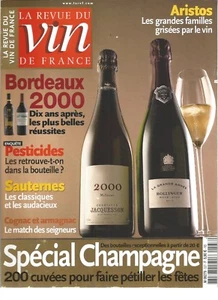VIN DE FRANCE N°537 SPECIAL CHAMPAGNE / BORDEAUX 2000 / SAUTERNES / PESTICIDES ? - Picture 1 of 1
