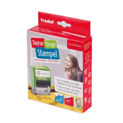 trodat deine dinge stempel wäschestempel namenstempel selbstsetzen
