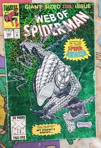 1993 Giant Sized 100th Issue Web of Spiderman Marvel Comic Book (544) - Picture 1 of 3