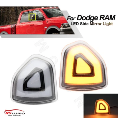 Светодиодный указатель поворота бокового зеркала для Dodge Ram 1500 2500 3500 4500 5500 2-контактный - Изображение 1 из 4