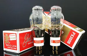 Platinum Match 1 Pair Genelax Gold Lion 300B tubes - Picture 1 of 4