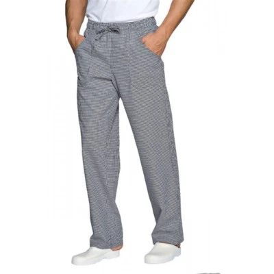 Pantaloni Cuoco Chef SALE E PEPE Pizzaiolo Pasticciere per Divisa Infermiere Uni - Immagine 1 di 2