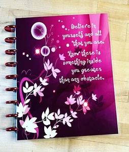"Believe In Yourself" Cover Set 4 use with Classic Happy Planner- - Picture 1 of 4