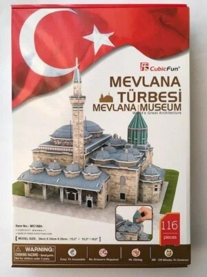 Puzzle 3D Mevlana Türbesi 2a scelta/merce B CubicFun Museum Müzesi Mausoleo Turchia