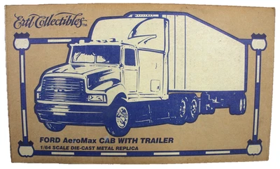 Camión Ford Areomax ERTL coleccionable cabina con remolque nuevo en caja 1/64 Foto 1 de 4