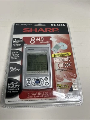 SHARP Wizard Organizer OZ-590 8 mb Memory - Image 1 of 2