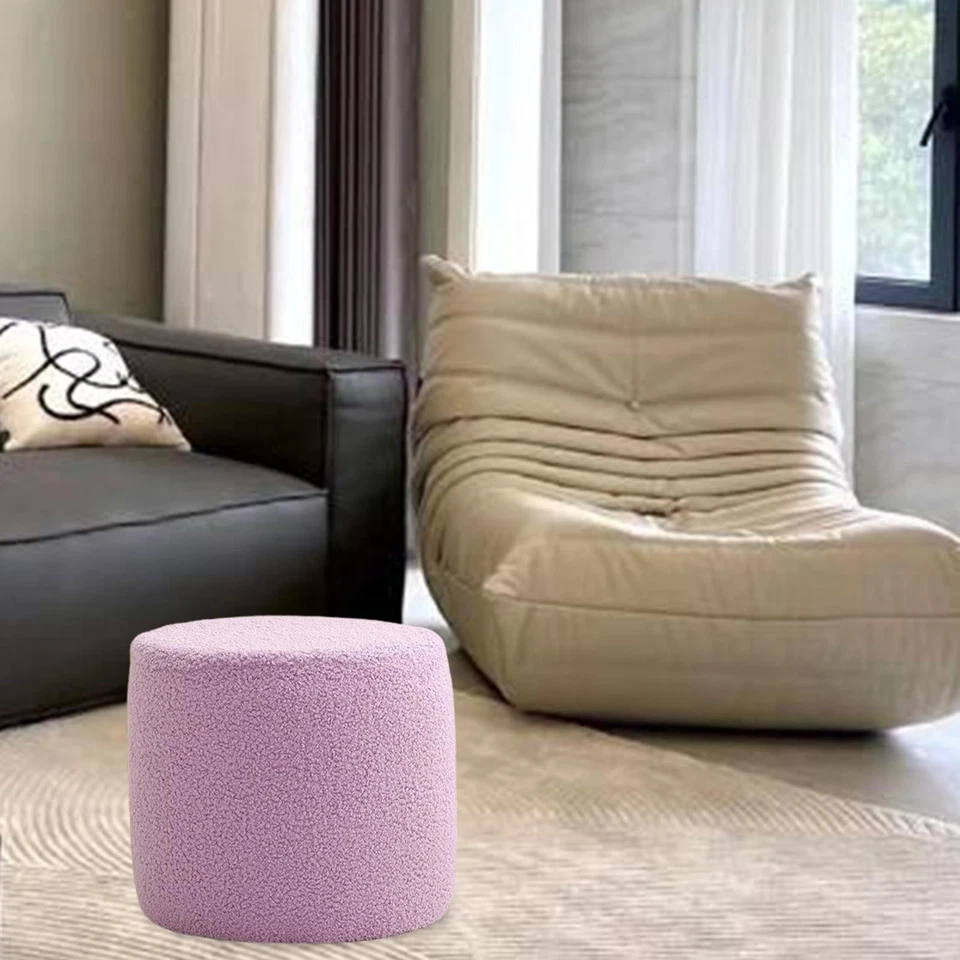 Foot Rest Stool Padded Seat Stepstool Stable Change Shoe Stool Sofa Tea Stool — 第 1/1 张图片