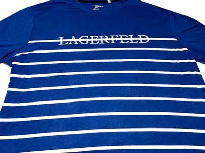 Camiseta Karl Lagerfeld Para Hombres Pullover Tejida Manga Corta Algodón Modal 2XL XXL Foto 1 de 3