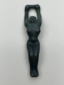 ANTIQUE Exceptionally Beautiful RARE Nude Female Small Bronze Figure B Excellent - Bild 1 von 5