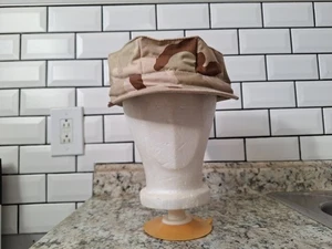 U.S. Marine Corps 3-Color Desert Camouflage Pattern Utility Cap Size Large Used - Bild 1 von 10