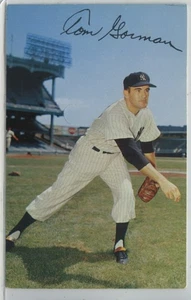 1952-55 DORMAND POSTKARTE #134 TOM GORMAN YANKEES - Bild 1 von 2