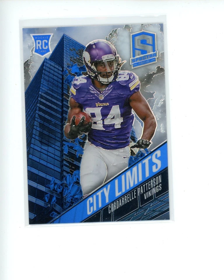 2013 Panini Spectra City Limits Blue #54 Cordarrelle Patterson #d 23/49 - Image 1 of 1