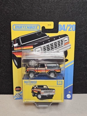 2025 Matchbox Collectors 1978 Ford Bronco Black 04/20 1:64 - Image 1 of 3