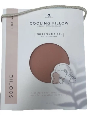 Aroma Home Heat Transfer Therapeutic Gel Body Temperature Cooling Pillow - Pink - Image 1 of 2