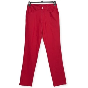 Lululemon Commission Pant SIZE 30 x 33 Red Vented ABC Chino Pocket RUN SMALL - Picture 1 of 13