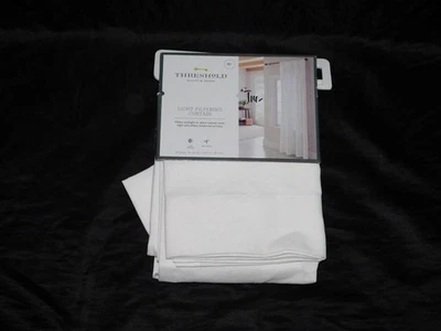 Umbral 54 x 95" Panel Cortina Filtradora Luz Blanca NUEVO Varilla Bolsillo Objetivo Foto 1 de 3