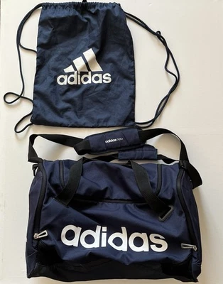 NAVY ADIDAS SPORTS BAG & GYM WET BAG - Image 1 of 4