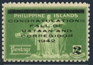 Filipinas N8, como nuevo sin goma. 1942. Captura japonesa de Bataan y Corregidor. - Imagen 1 de 1