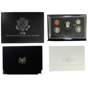 1998 - USA Premier Silber Proof Set - Bild 1 von 2