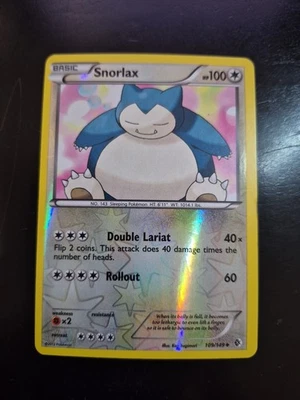 Snorlax Boundaries Crossed Pokemon Card 109/149 Reverse Holo NM - Image 1 of 2