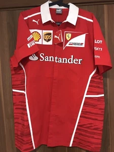 Authentic Scuderia Ferrari F1 2017 Team Shirt. Size Large - Picture 1 of 5