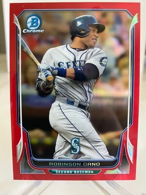 Bowman Chrome 'Red Refractor' Robinson Cano #116 2014, serie 5/5 ¡casi nuevo/como nuevo!! Foto 1 de 2