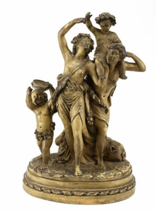 Clodion, Claude Michel (französisch 1738-1814) Terrakotta Skulptur, Triumph Bacchus - Bild 1 von 5