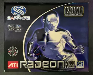 New ATI Radeon Sapphire X300 SE 128MB PCI-E Video Graphics Card in box (New) - Picture 1 of 5