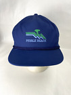 Vintage Pebble Beach Golf Rope Strapback Hat Blue NOS ORIGINAL PRICE TAG