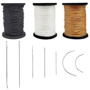 Extra Strong Upholstery Repair Sewing Thread Kit and Heavy Duty Household Han... - Picture 1 of 9