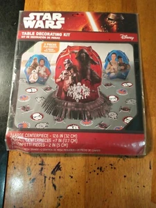 STAR WARS Force Awakens TABLE DECORATING KIT (23pc) Fun Party Supplies New - Picture 1 of 4