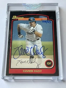 2006 Bowman Originals Buyback Auto Xavier Nady 048/213! 2003 Bowman #BDP25 - Picture 1 of 2