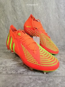 Adidas Predator Edge Pro FG Herren Fußballschuhe Größe 7/Wmns Größe 8 Solarrot Neu - Bild 1 von 9