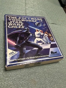 Star Wars Chess PC 3.5" Software Toolworks 1993 B ig Box!! - Picture 1 of 3