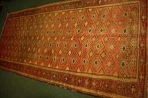 4 X 9 COLLECTORS' ITEM Vintage Tribal Belouch Nomad Herati Afghan Jamshiri Rug - Picture 1 of 24