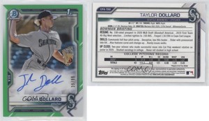 2021 Bowman Chrome Prospect Green Refractor /99 Taylor Dollard #CPA-TDO Auto