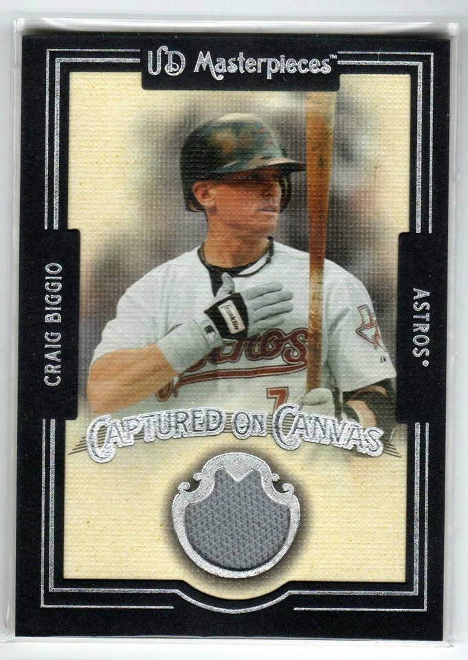 2007 UD Masterpieces Captured on Canvas #CB Craig Biggio (ref 152492) - Image 1 of 1