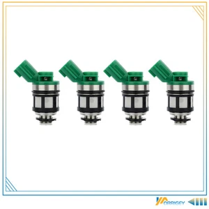 4 Fuel Injectors For Nissan For Pickup Frontier Xterra 2.4L 2002 2001 2000-1998 - Picture 1 of 5