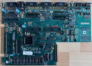 AMIGA 500+ 1MB Mainboard REV.8A.1 Ohne CHIP´s, works .... #04 25 - Afbeelding 1 van 11