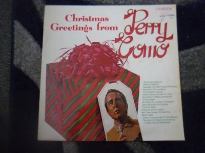 Christmas Greetings From Perry Como 1972 UK VINYL LP Winter Wonderland White * - Image 1 of 2