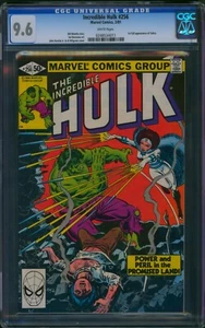Incredible Hulk #256 ❄️ CGC 9.6 WHITE PGs ❄️ 1st Full App of SABRA! Marvel 1981 - Picture 1 of 3