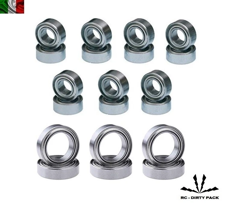 Cuscinetti Carisma SCA-1E set completo Ball Bearing Set - Immagine 1 di 1