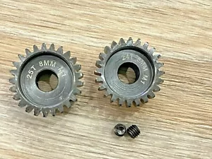 8MM 24 & 25 T MOD 1 PINION GEAR Traxxas Losi Hpi Arrma Serpent Mugen Ofna Xl2 - Picture 1 of 2