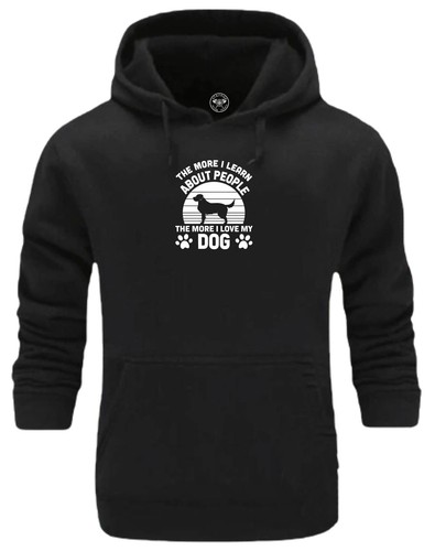 RHUDE Felpa amante dei cani vestiti animali scherzo divertente maleducato offensivo regalo compleanno top