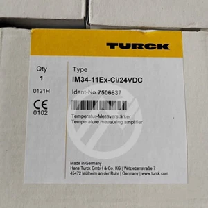 Brand new IM34-11Ex-Ci/24VDC Turck Safety barrier expedited express DHL - Picture 1 of 1