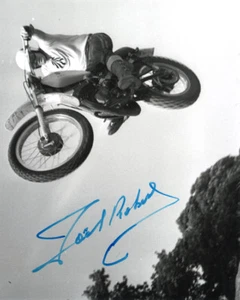 JOEL ROBERT SIGNED AUTOGRAPHED 8x10 PHOTO MOTOCROSS LEGEND VERY RARE BECKETT BAS - Picture 1 of 2