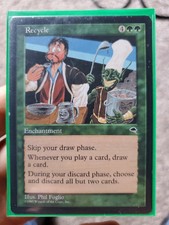 MTG Recycle Tempest Regular Rare GREEN IN HAND SHIPS FAST!!!