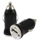 BLACK SMALL HTC WINDOWS PHONE 8S / 8X COMPATIBLE IN CAR USB CHARGER ADAPTOR PLUG